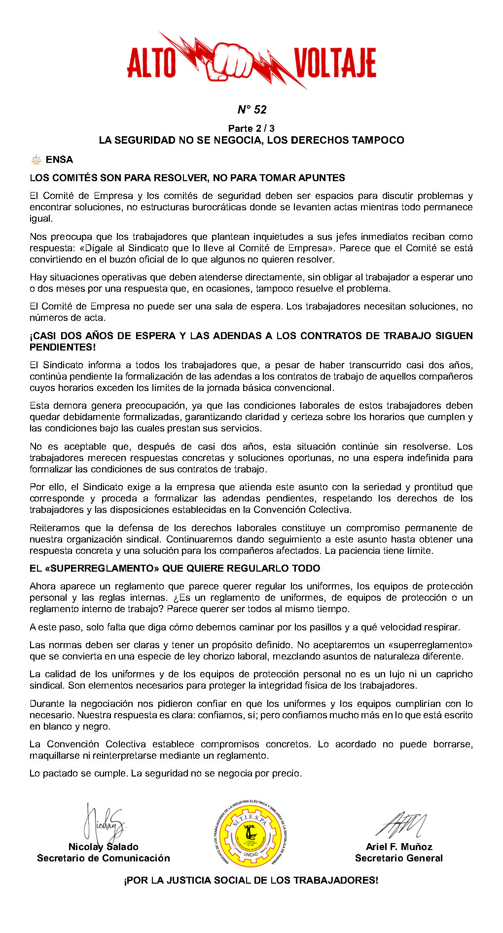 Alto Voltaje N.º 52 — Página 2